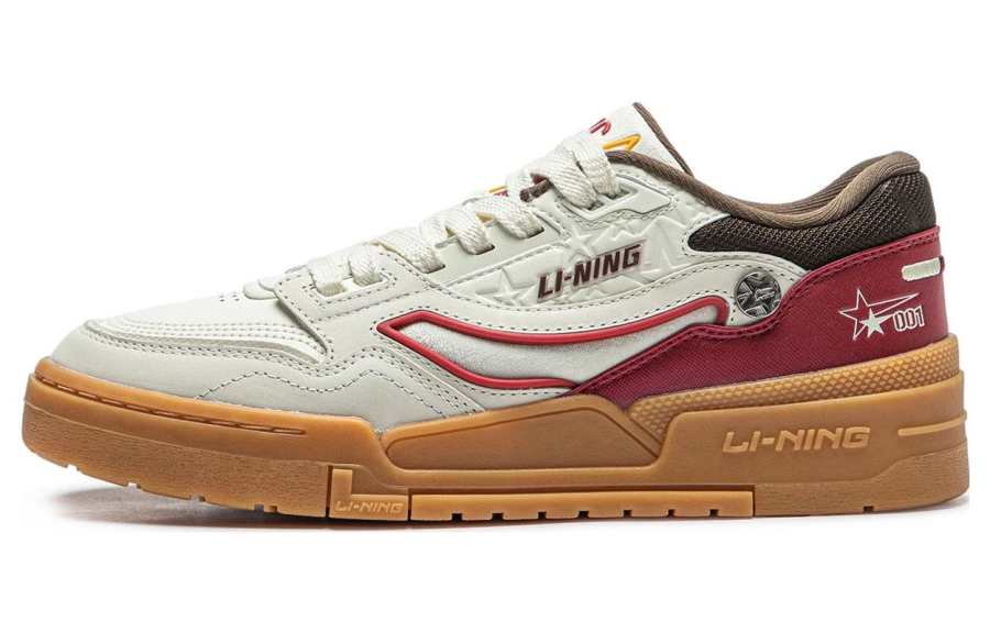 Li-Ning Li Ning 001 BTC PREMIUM Textile, Synthetic Leather Cushioning Slip Resistant Abrasion Resistant Low top Casual Shoes