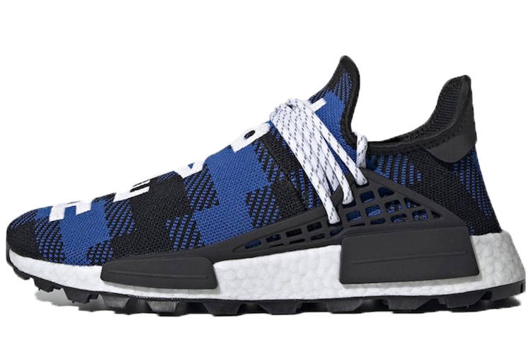 Adidas Nmd Human Race Trail Pharrell x Billionaire Boys Club x Nmd Human Race Trail Adidas 'Blue Plaid'