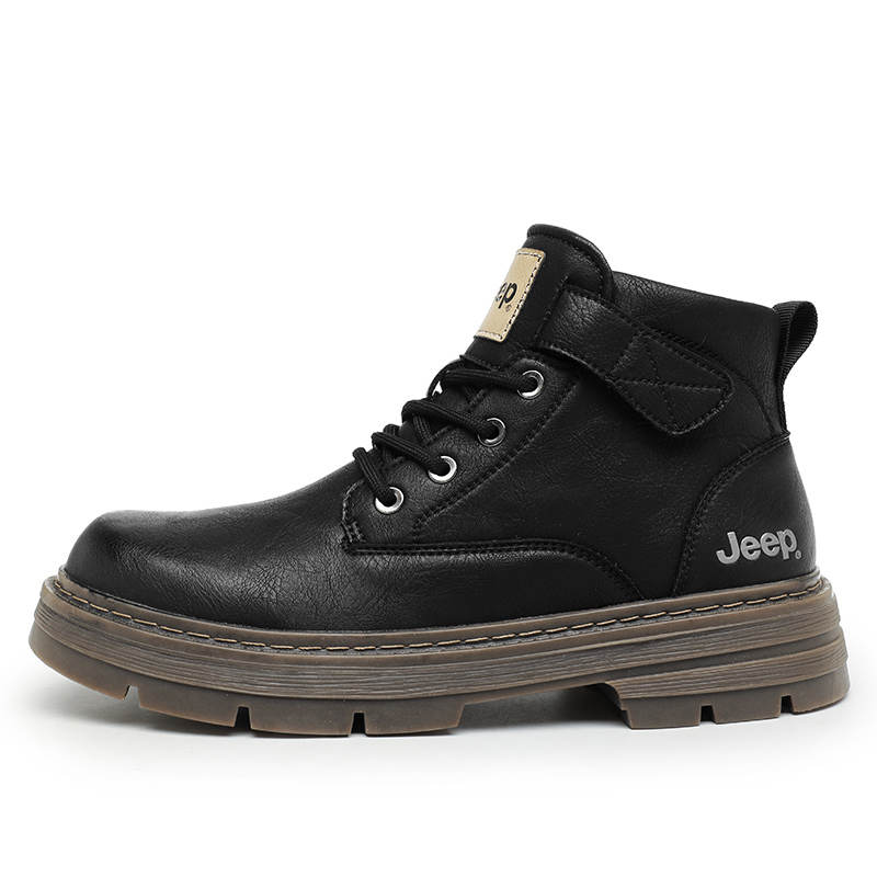 Jeep Jeep Combat Boots Men's Black, Chestnut Brown