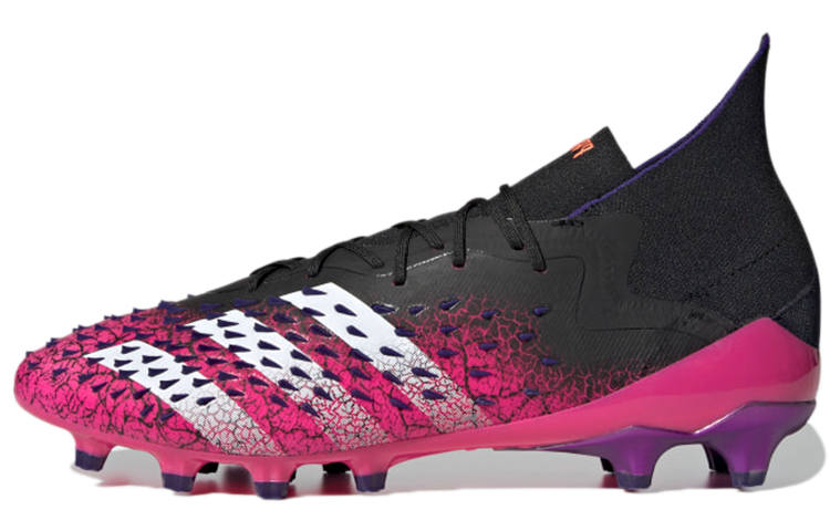 Adidas Adidas Predator Freak.1 Comfortable AG Artificial Ground Artificial Turf Slip Resistant Soccer Shoes Men's Pink Black