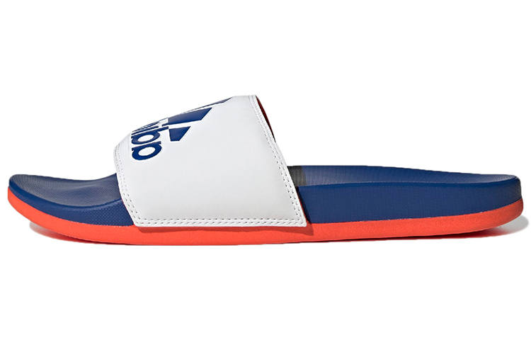 Adidas Adidas Adilette Comfort Slide 'White Royal Blue Solar Red'