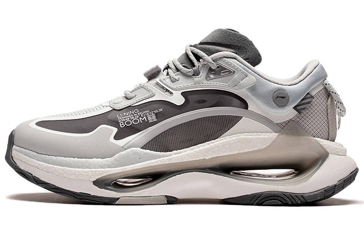 Li-Ning LiNing Beyond Infinity Abrasion Resistant Breathable Low Top Casual Shoes Men's Glacier Gray