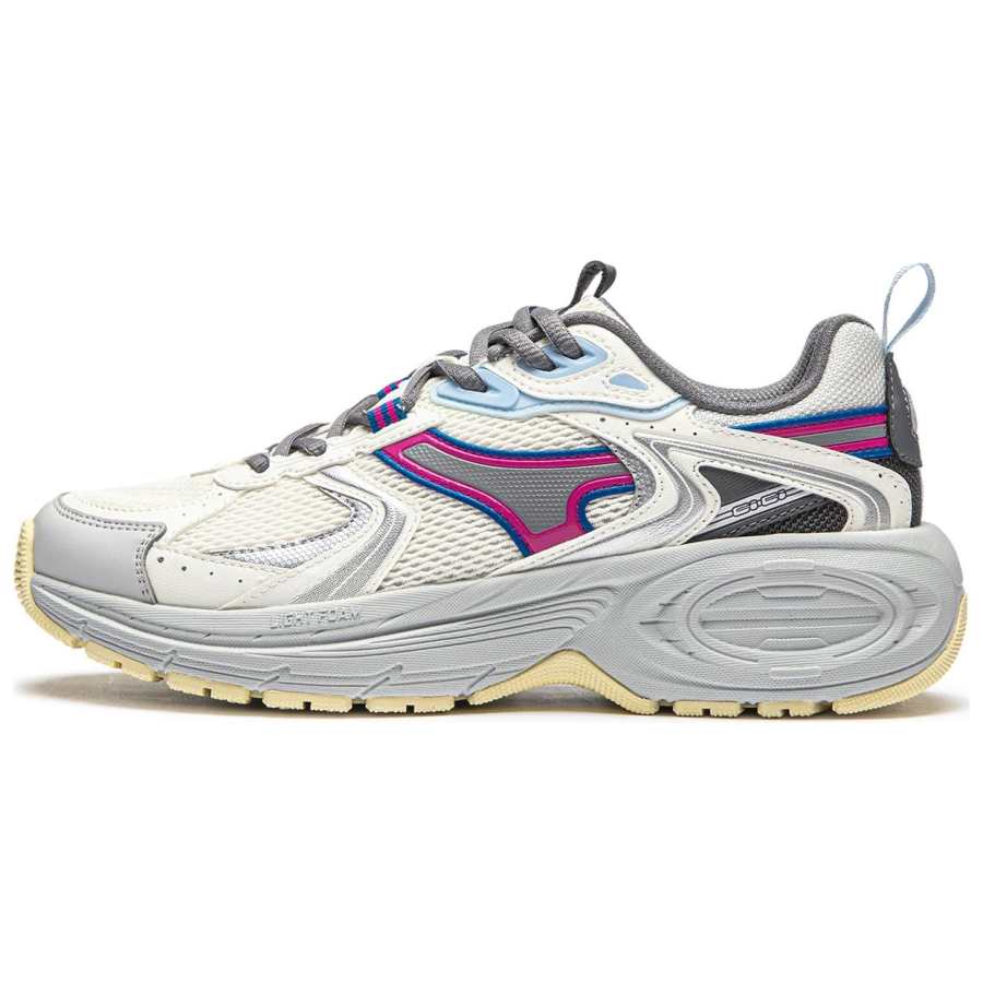 Li-Ning Li Ning 92 CICI V2 Cushioning Slip Resistant Low top Running Shoes Women's White Gray