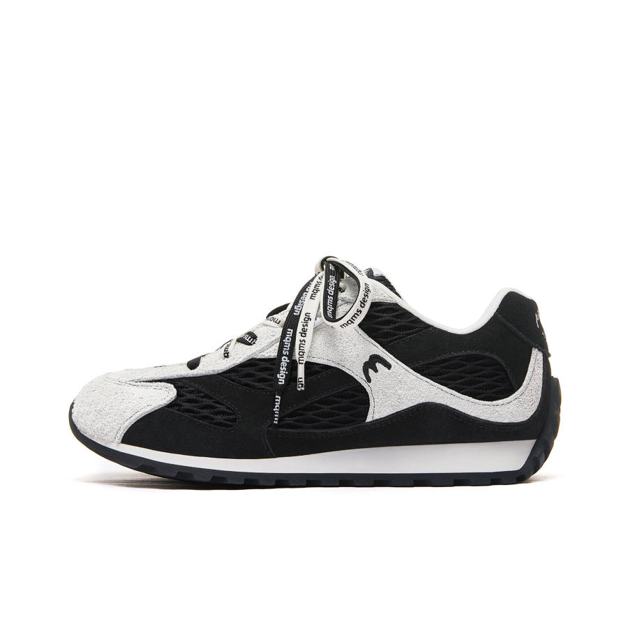 MQMS Summer Mesh Shoes With Double Laces And Trendy Shoelace Design Abrasion Resistant Breathable