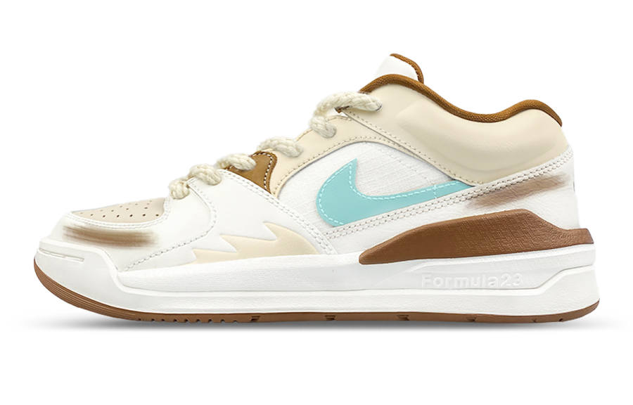 Jordan Jordan Stadium 90 Low top Casual Shoes Women's White Brown Green