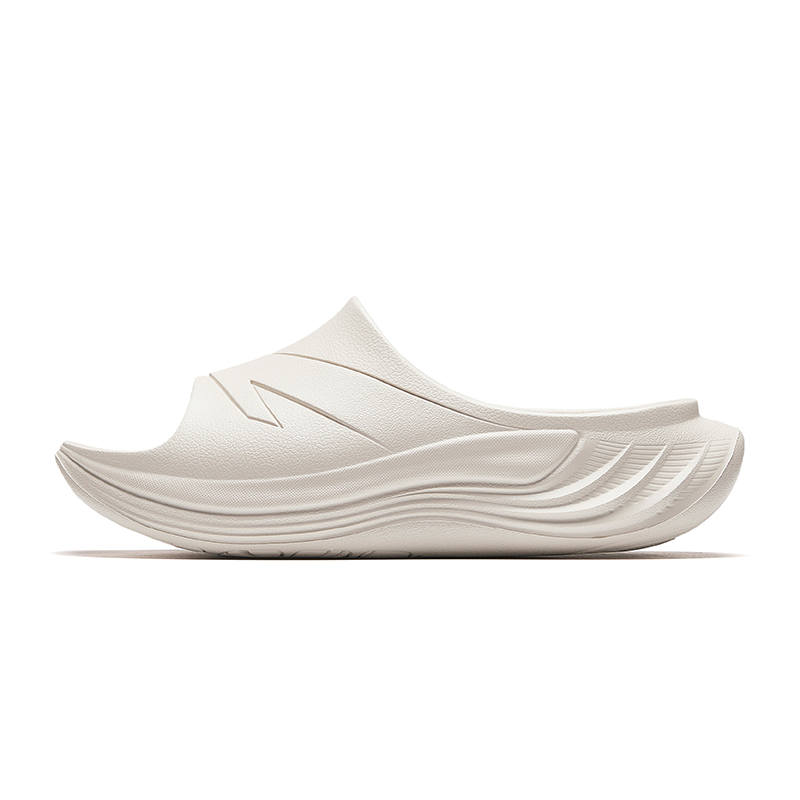 Anta Cushioning Odor Resistant Slide Slippers Men's Gray White