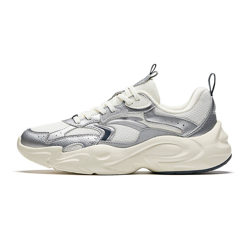 Anta Xingfeng 2 Low top Casual Shoes Women's White Silver