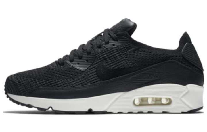 Nike Nike Air Max 90 Flyknit Sports Low top Casual Shoes Men's Black