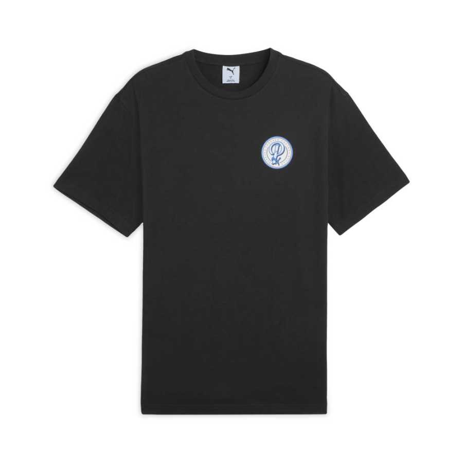 PUMA ESS T Shirts Men's Black Crew Neck Moderate