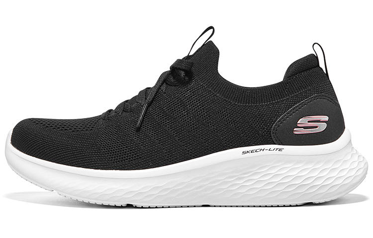 Skechers Skech Lite Pro Mesh Breathable Lightweight Low top Casual Shoes Women's Black White