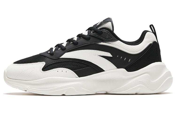 Anta Chao Bai Gz Mesh Low top Casual Shoes Men's Black White