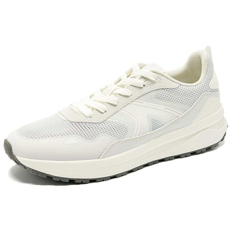 QIAODAN Abrasion Resistant Slip Resistant Low top Casual Shoes Men's White Gray