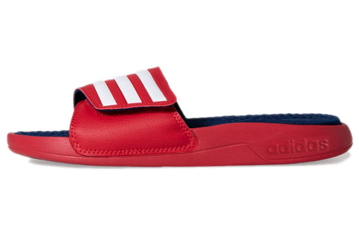 Adidas Adidas Adissage Cozy Wear resistant Shoe Red Unisex 'Red White'