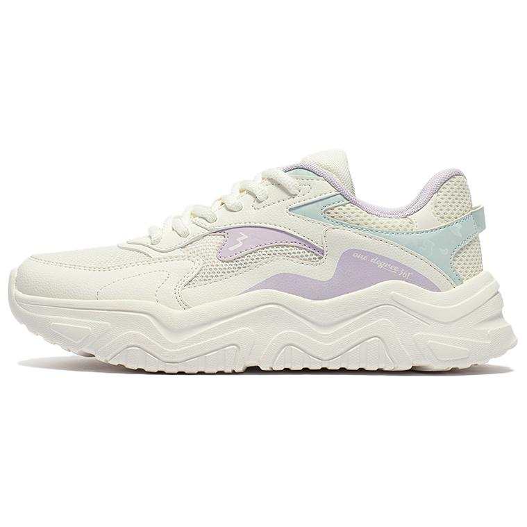 361° Versatile Cushioning, Wear Resistant Low top Casual Shoes Women's White Purple