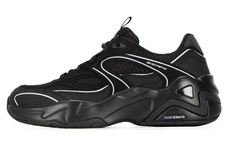 Skechers Dlites Hyper Burst 'Black Silver' Women's
