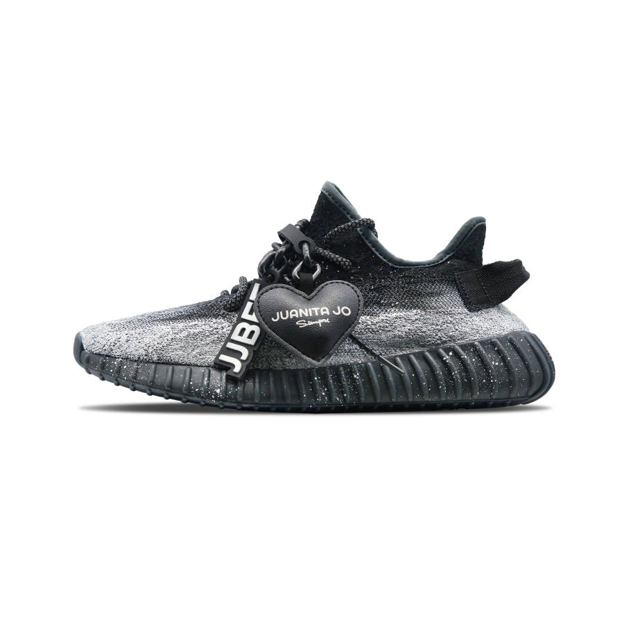 Adidas Originals Yeezy Boost 350 V2 Galaxy Bridge, Black Warrior Breathable Coverage Low top Casual Shoes Unisex