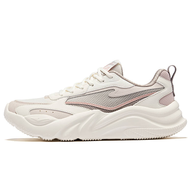Erke Jie Ao 3.0 Slip Resistant Abrasion Resistant Low top Casual Shoes Women's White Pink