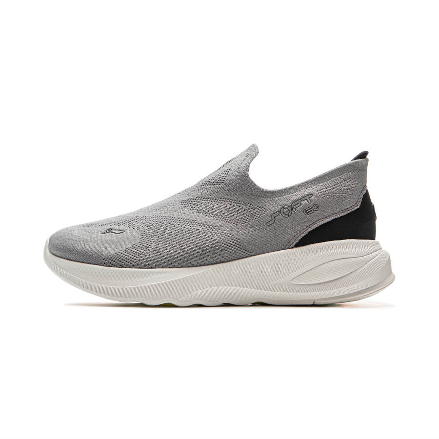 Li-Ning Li Ning SOFT GO 2 Breathable Moisture Wicking Low top Casual Shoes Men's Gray