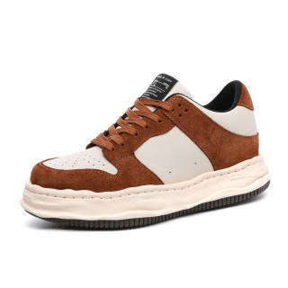 XJXY Low top Casual Shoes Unisex Brown