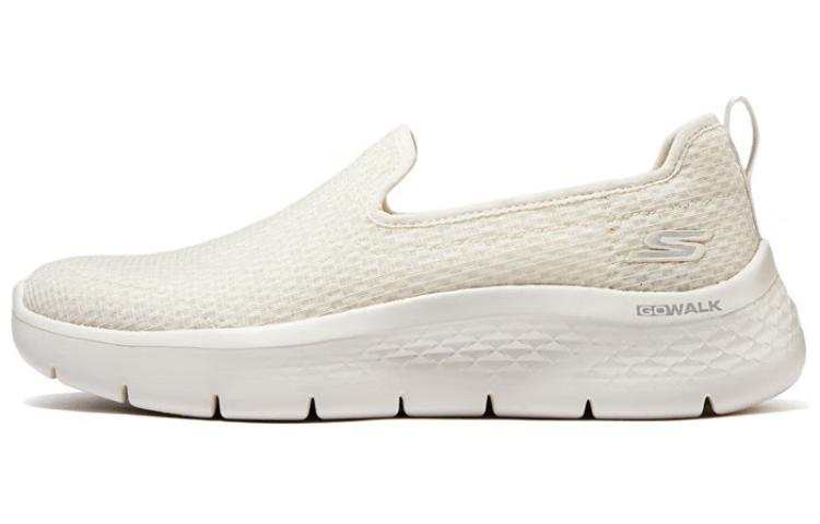 Skechers Go Walk Fle Fabric Slip on Cushioning Breathable Cushioning Breathable Low top Casual Shoes Women's Ivory
