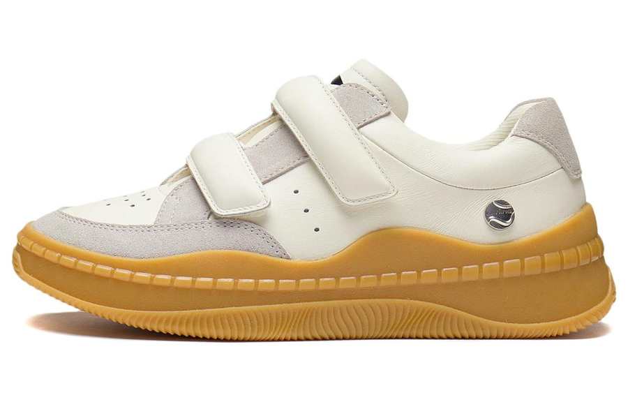 Li-Ning Li Ning Blank Abrasion Resistant Breathable Low top Sports Casual Shoes Women's White Gray