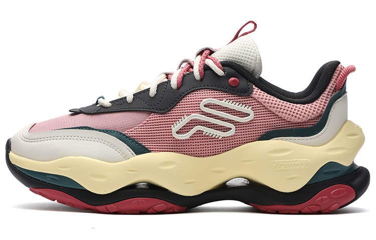 FILA FUSION Cheese Sneakers 'Pink White Red' Women's