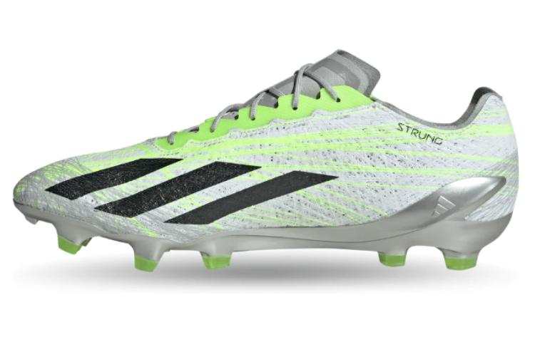 Adidas Adidas X CRAZYFAST FG Firm Ground Slip Resistant Soccer Shoes Men's White Green