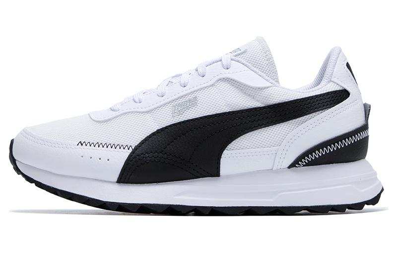 PUMA Road Rider Fabric Low top Casual Shoes Unisex White Black