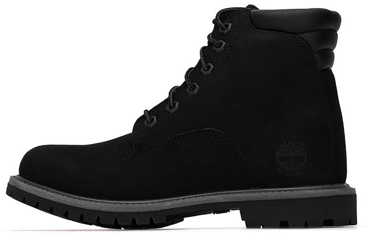 Timberland Waterville Abrasion Resistant Abrasion Resistant Ankle Length Combat Boots Women's Black