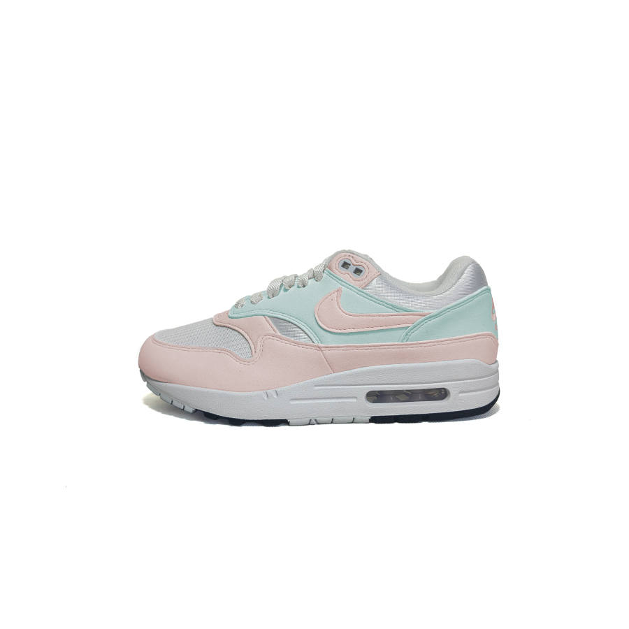 Nike Nike Air Max 1 Fashion Low top Casual Shoes Women's White Green Pink