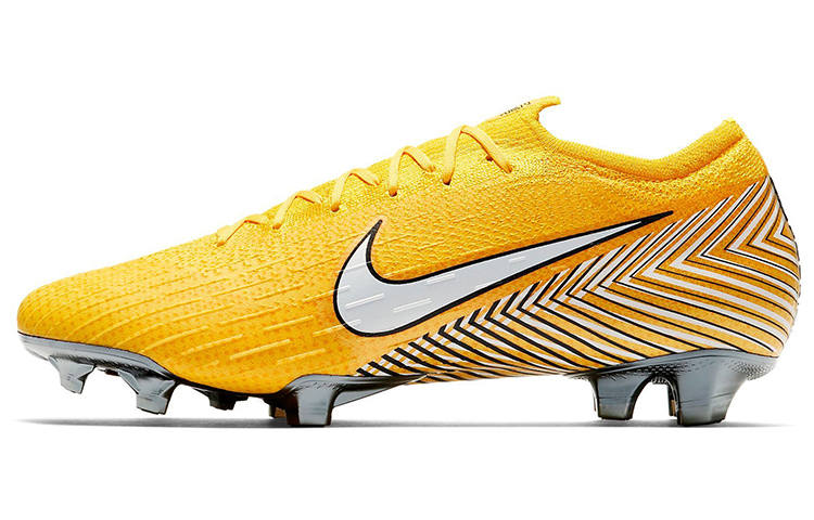Nike Nike Mercurial Vapor 12 FG Firm Ground Cushioning Slip Resistant Abrasion Resistant Soccer Shoes Men's Yellow Black