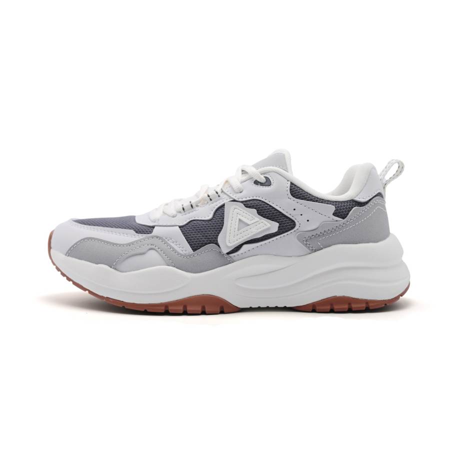 PEAK Classic Heritage Cushioning Abrasion Resistant Breathable Low top Casual Shoes Men's Gray