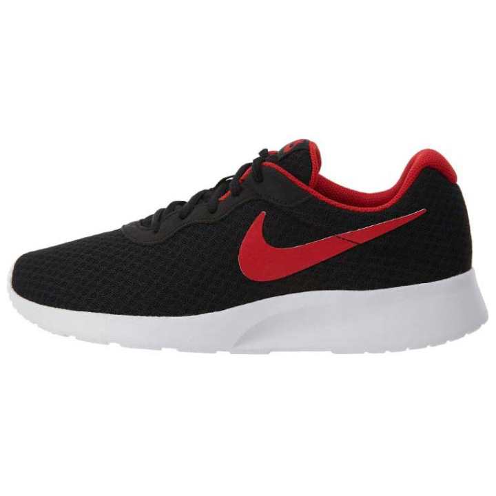 Nike Nike Tanjun Low top Athletic Shoes Men's Black Red