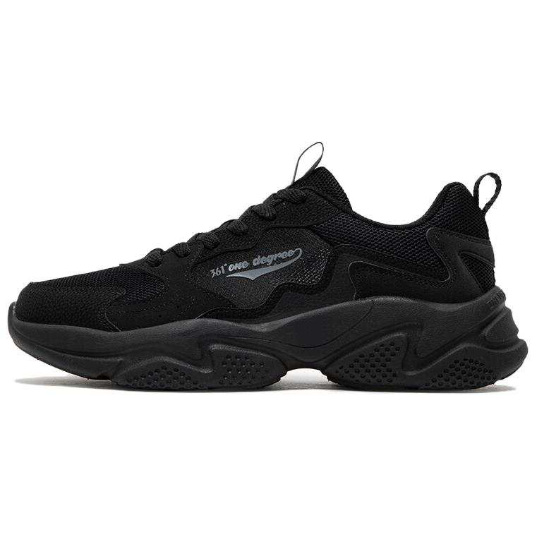 361° Abrasion Resistant Low top Casual Shoes Men's Black
