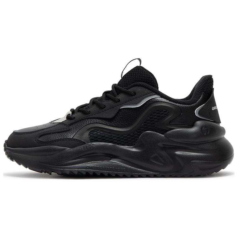 361° Life Collection Synthetic Leather Slip Resistant Abrasion Resistant Low top Casual Shoes Women's Black Silver