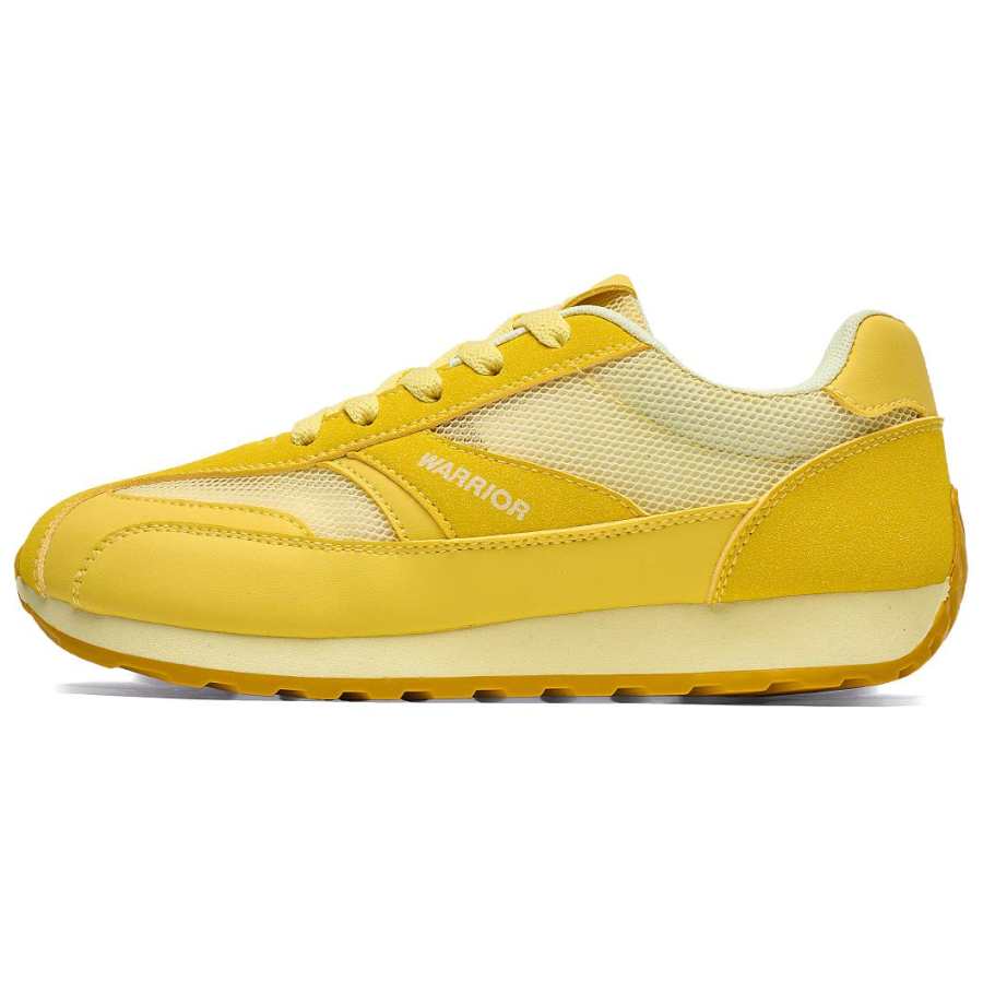 Warrior Breathable Lightweight Breathable And Lightweight Low top Casual Shoes Women's Yellow