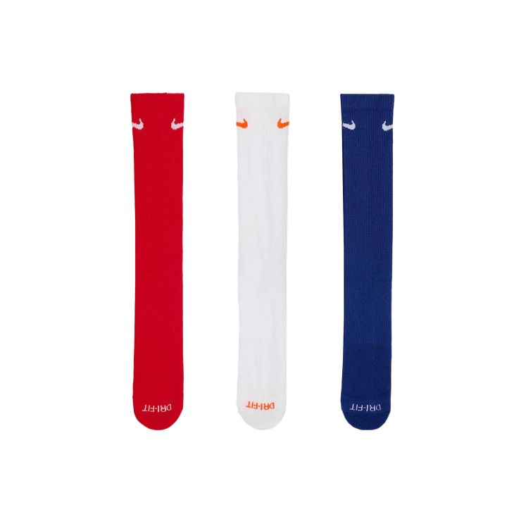 Nike Nike EVERYDAY PLUS CUSHIONED CREW Knee High Socks Unisex 3 Pack