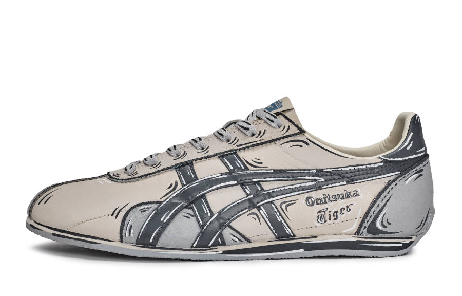 Onitsuka Tiger Runspark 811 Manufacturing, Dull Gray Dimension Abrasion Resistant Abrasion Resistant Low top