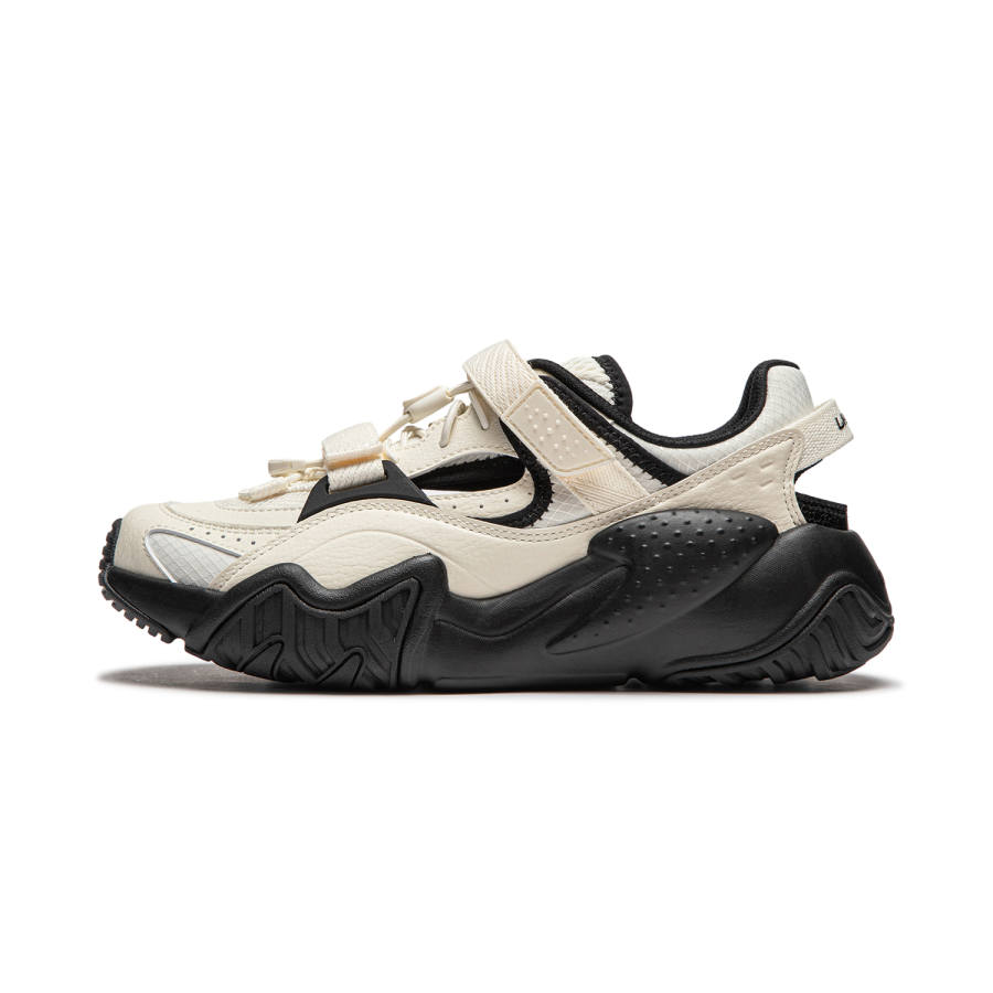 Li-Ning Li Ning Sichuan Cruise Cushioning, Wear Resistant Low top Casual Shoes Women's Ecru