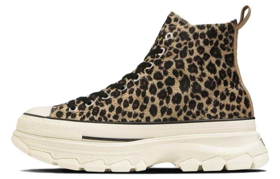Converse Converse All Star Trekwave Animal Fur Leopard High Top 'Brown'
