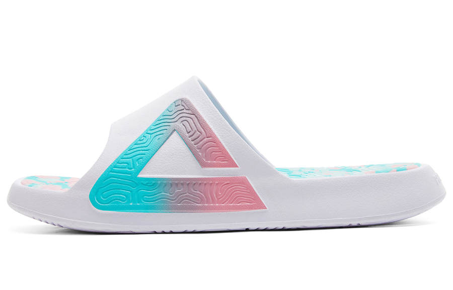 PEAK PEAK Slide Slippers Men's White Pink Green
