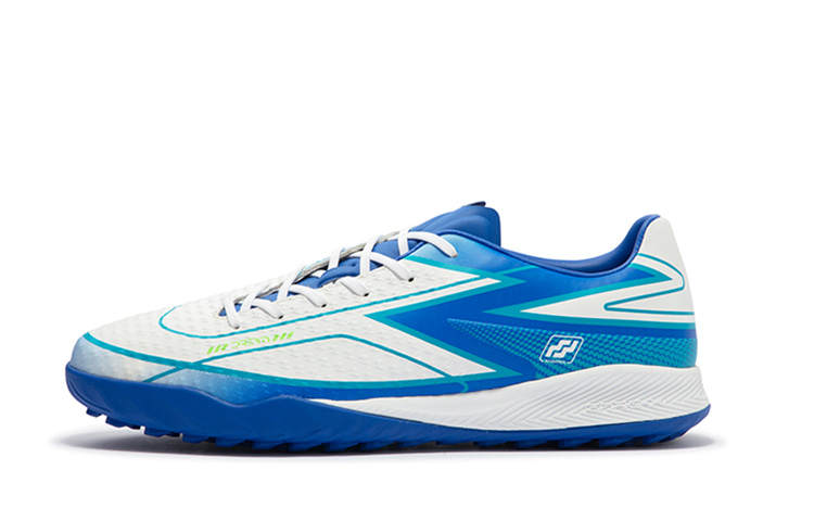 361° Dream Chaser TF Classic Cushioning Slip Resistant Abrasion Resistant Soccer Shoes Unisex White Blue