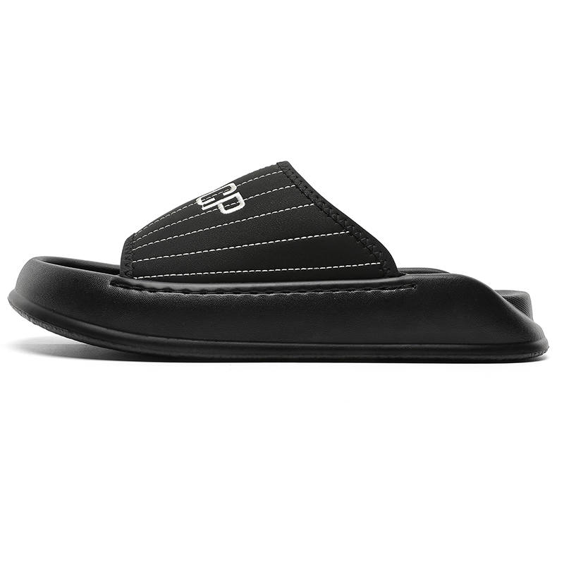 PAIBLOKS Slip Resistant Abrasion Resistant Odor Resistant Quiet Slide Slippers Men's