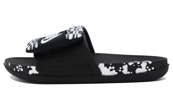 Nike Nike Offcourt Adjust Slide Quiet Slip Resistant Abrasion Resistant Slide Slippers Unisex Black White