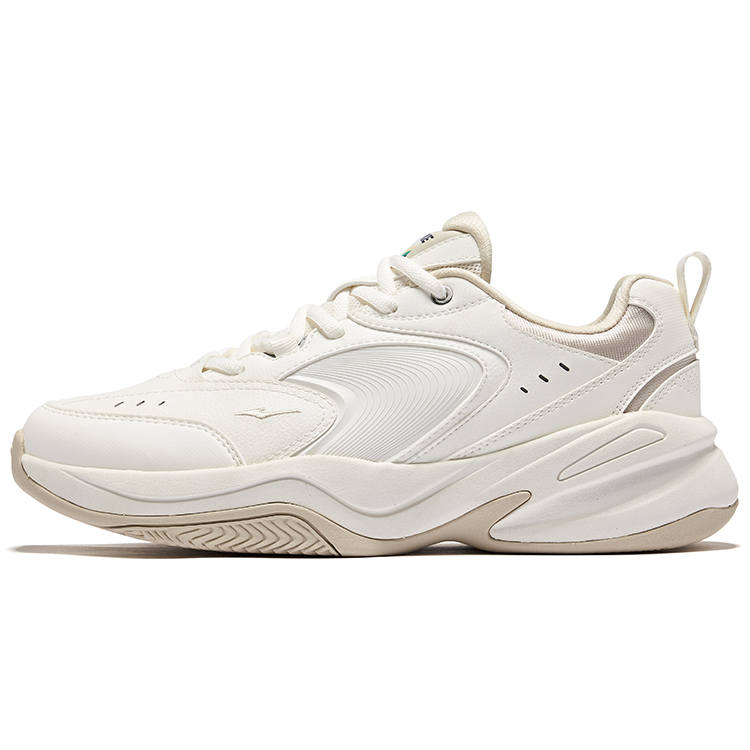 Erke Navigation Casual Shoes Men's Low Top Microcrystal White Pumice Gray