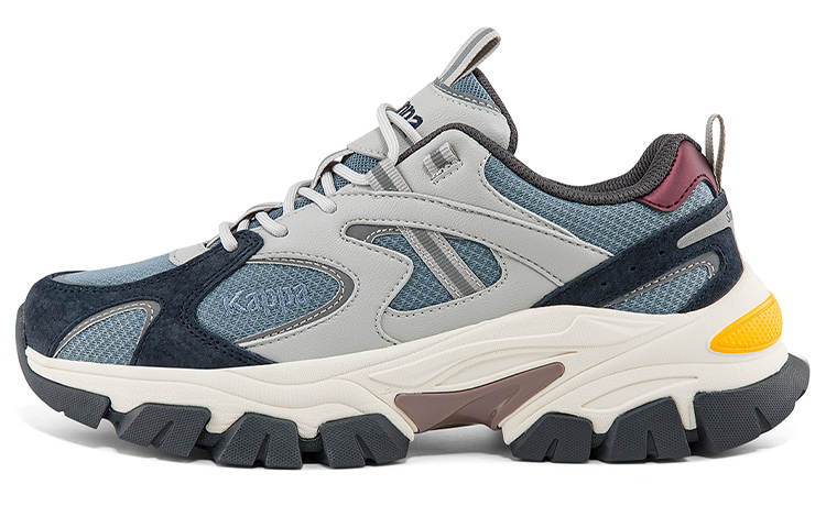 Kappa Textile, Synthetic Leather Cushioning Slip Resistant Cushioning Slip Resistant Low top Casual Shoes Unisex