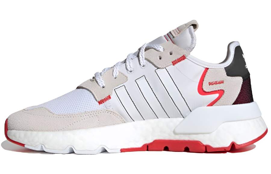 Adidas Originals Nite Jogger 'White Black Grey Red'