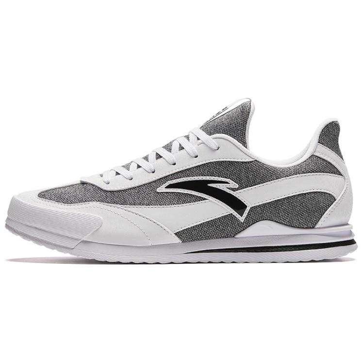 Anta Cushioning, Wear Resistant Low top Casual Shoes Men's Black White