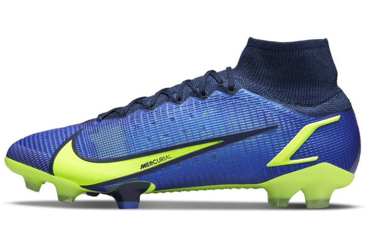 Nike Nike Mercurial Superfly 8 FG Firm Ground Coverage Soccer Shoes Men's Blue