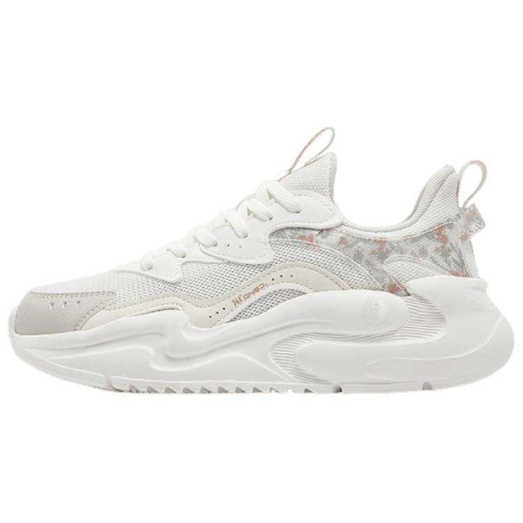 361° Abrasion Resistant Breathable Low top Casual Shoes Women's White